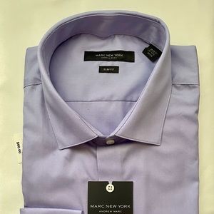 MARC NEW YORK SLIM FIT SHIRT 17-17.5. 34-35